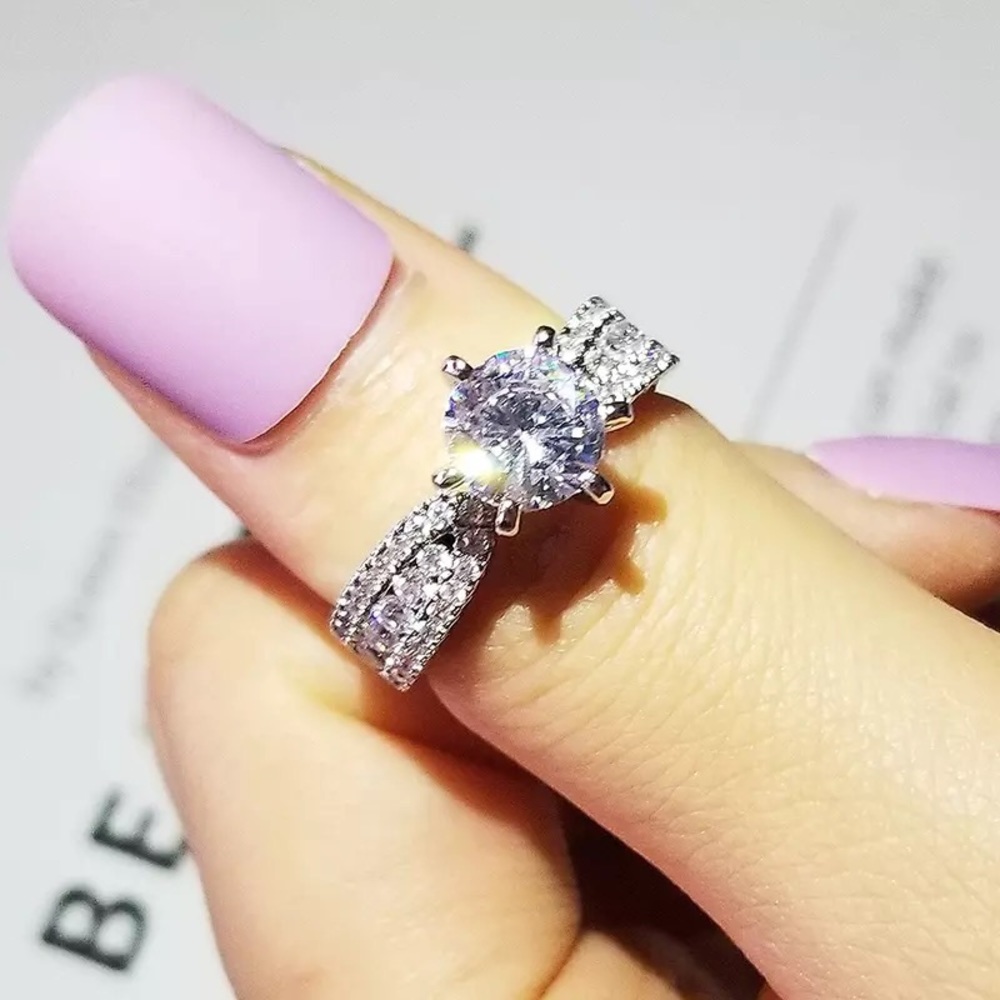 ✨big sale✨925 Sterling Sliver Fashion/ Wedding Ring